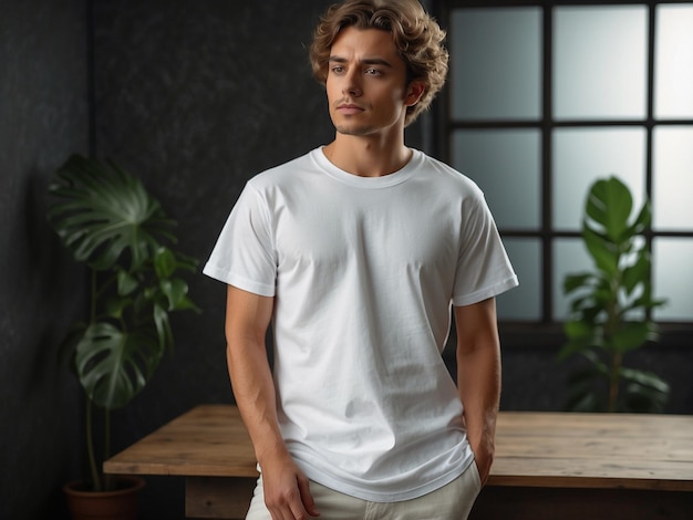 white tshirt mockup