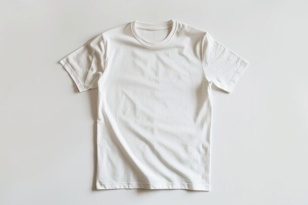 Photo white tshirt on a white background