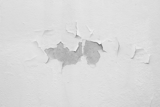 White wall with cracks background