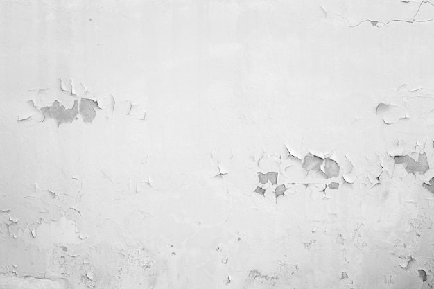 White wall with cracks background