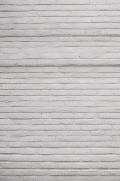 Photo a white wall with a white brick wall