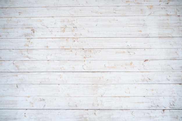 White-washed rustic wooden background. Top view of wood plank floor.