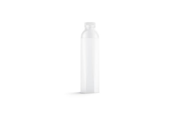 White water bottle mockup Bottled with water mock up Tetra carton box with beverage for thirst