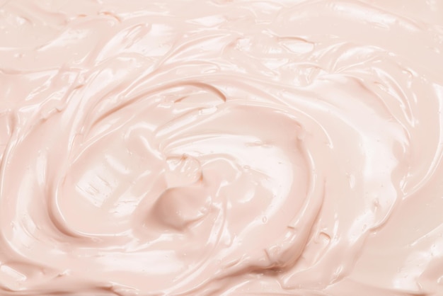 White whipped cream texture