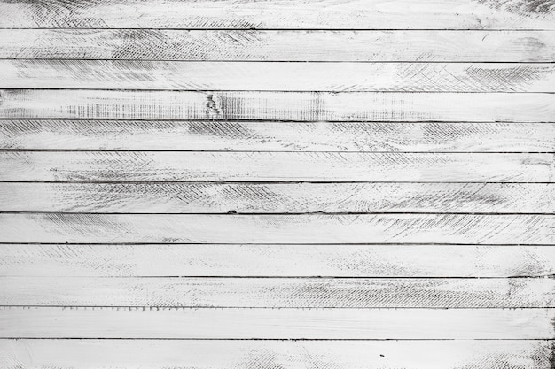 White wood background