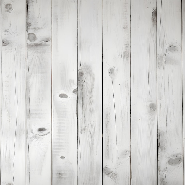 White wooden background or white wood texture