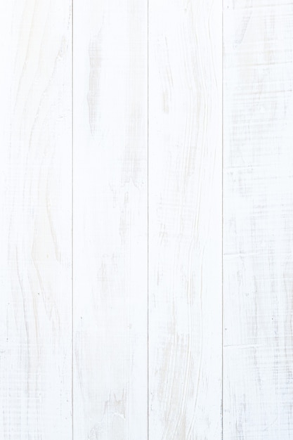 White wooden background.