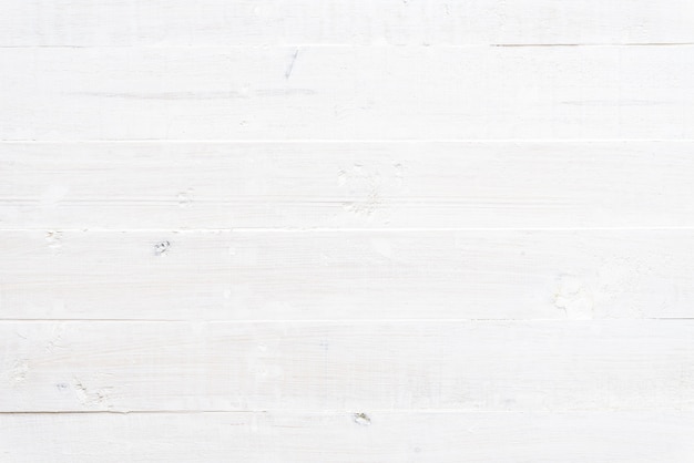 White wooden background.