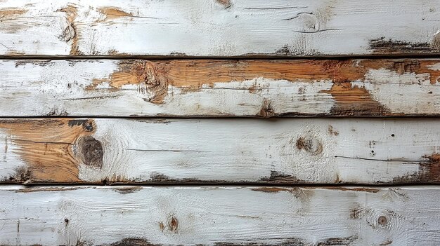 White Wooden Plank Background