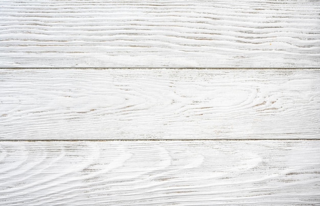 White wooden table top view for texture background