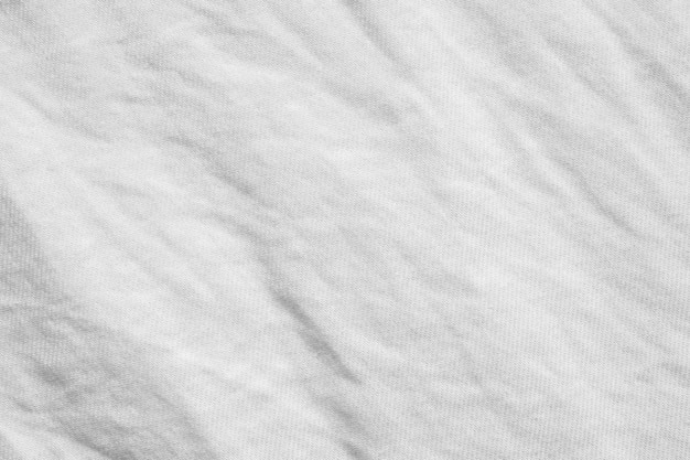 White wrinkle cotton shirt fabric cloth texture pattern background