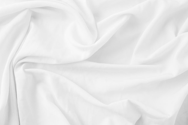 white wrinkled cloth texture background