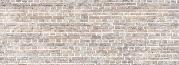 Whitewashed brick wall panorama