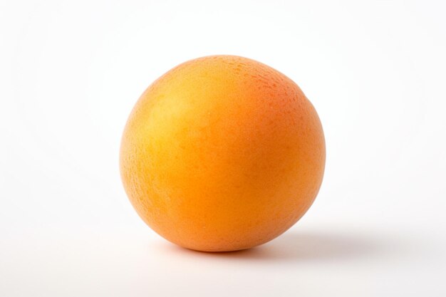 Whole apricot with soft shadow on white b natural snack fresh fruit Apricot image or picture