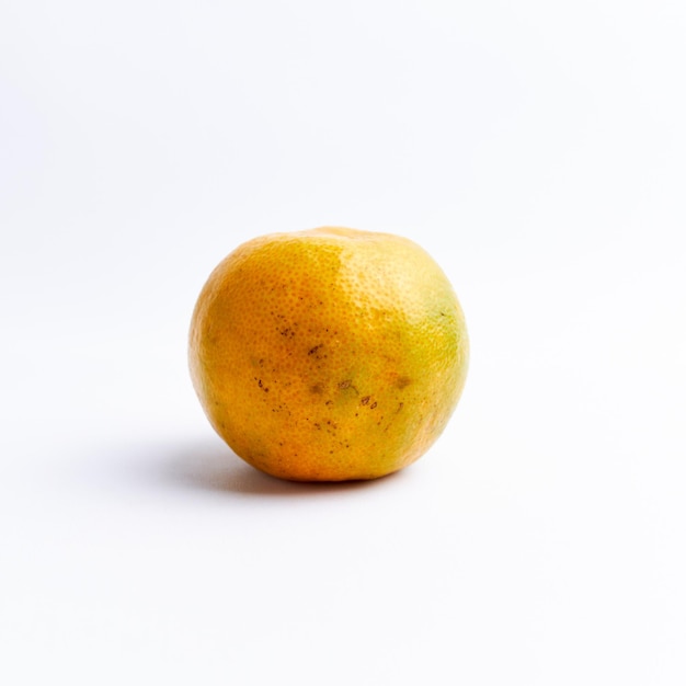 Whole and fresh citrus fruit isolated on a white background