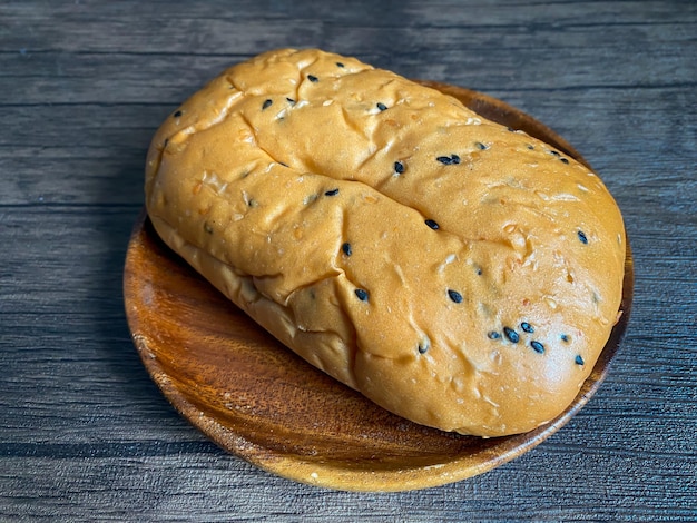 Whole grain bread on the table ready to eat