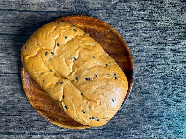 Whole grain bread on the table ready to eat