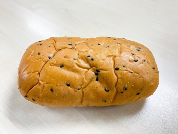 Whole grain bread on the table ready to eat