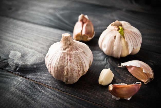 Whole head of garlic