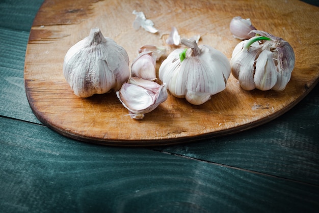 Whole head of garlic