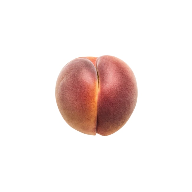 Photo whole peach isolated on white background