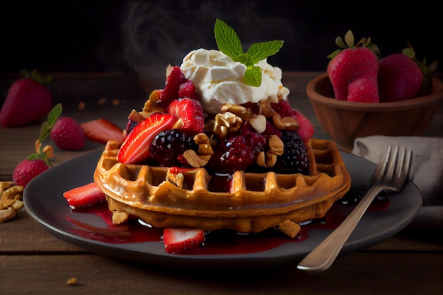 Whole Wheat Waffle