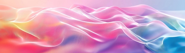 Wide angle Psychic Waves pastel to neon gradient thin curves texture backdrop banner background wav