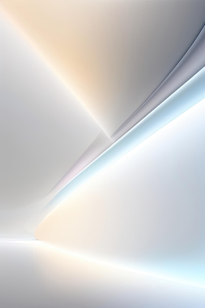 Widescreen Abstract White Background