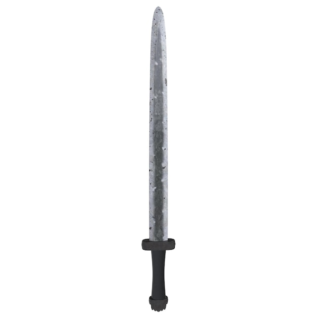 Photo wiking sword isolated on white background