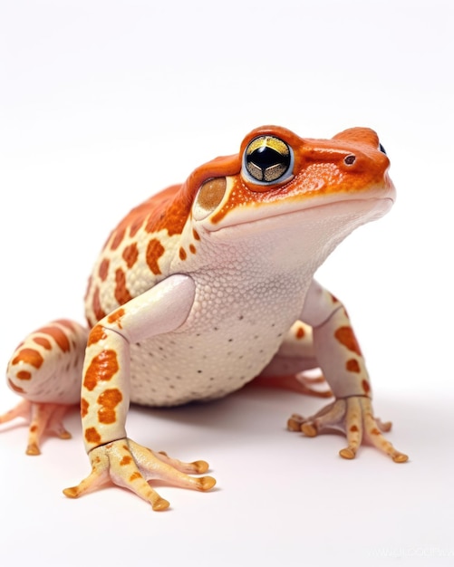 Wild animal full body photo on isolated white background