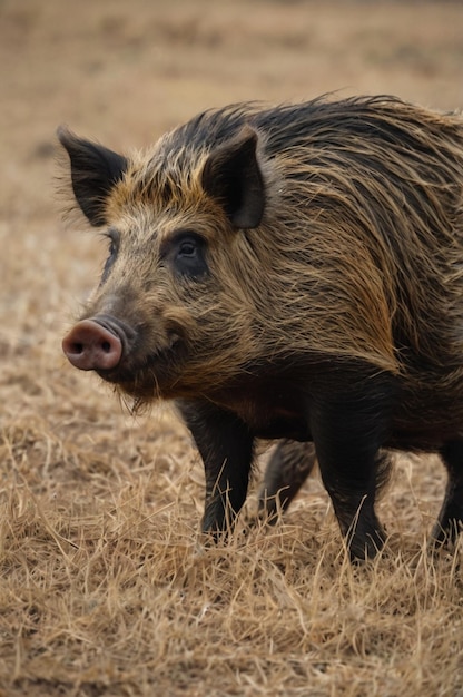 Wild boar safari theme photo