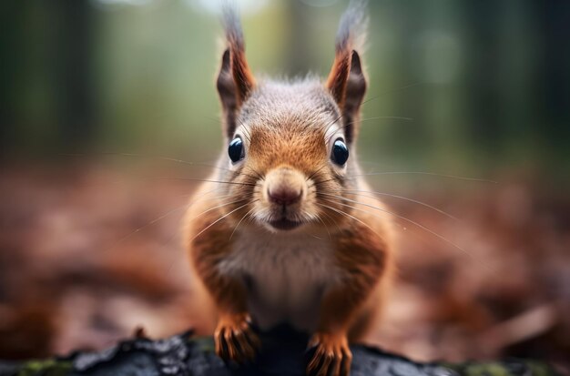 Wild CloseUp Photo Of Squirrel