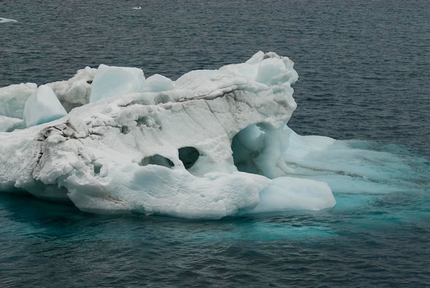 Wild frozen landscape Antarctic Peninsula Antarctica