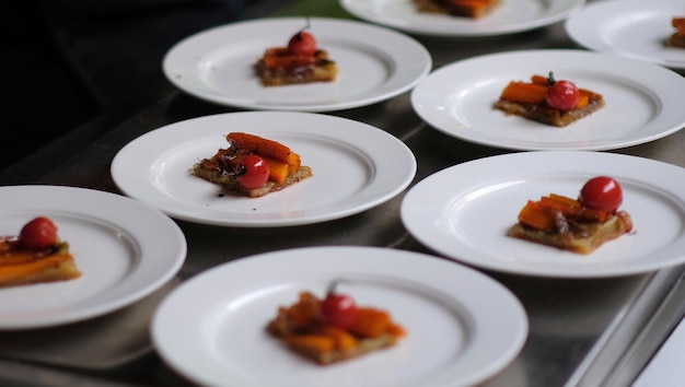 Wild picking food from nature on a plate