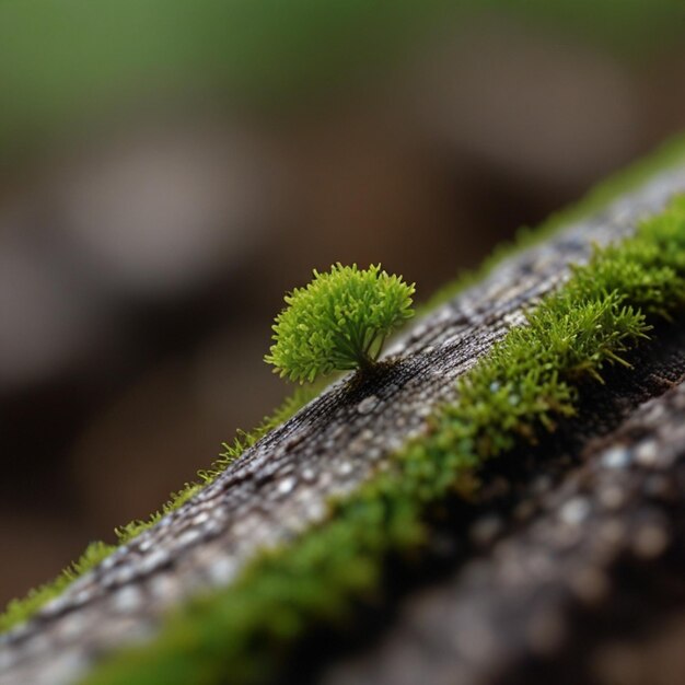 Photo wild plants in the jungle of aceh indonesia macro photo