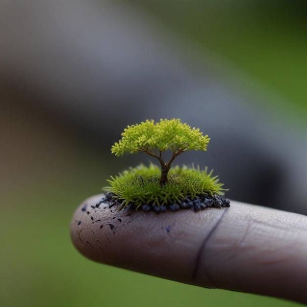 Wild plants in the jungle of Aceh Indonesia Macro photo