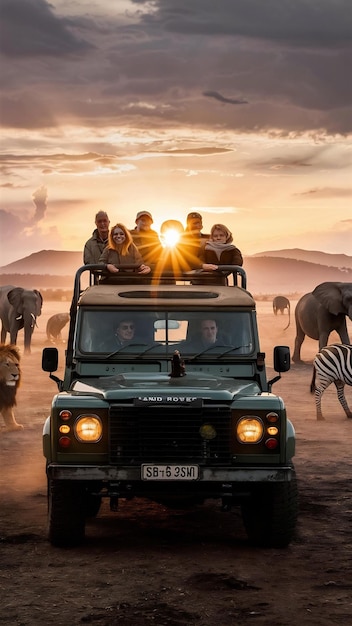 Wild safari adventures exploring the majestic wildlife of africa