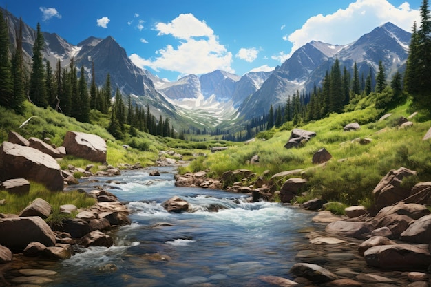 Wilderness landscape mountain outdoors