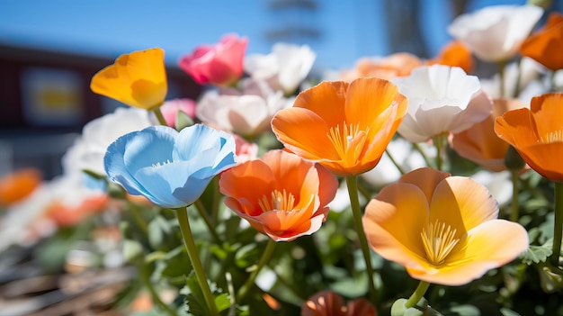 Wildflowers image in the nature