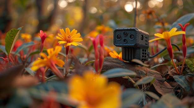 A Wildlife Camera Trap With Long Battery Life Background