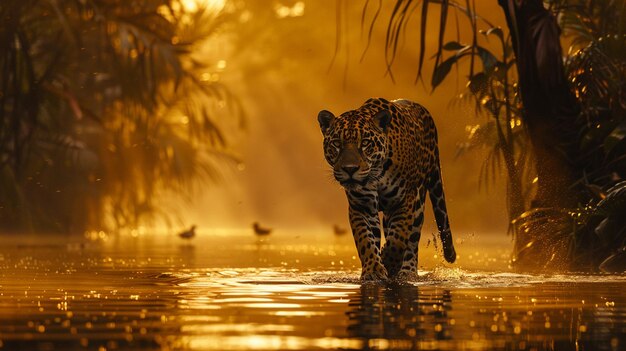 A wildlife photography concept jaguar photograph