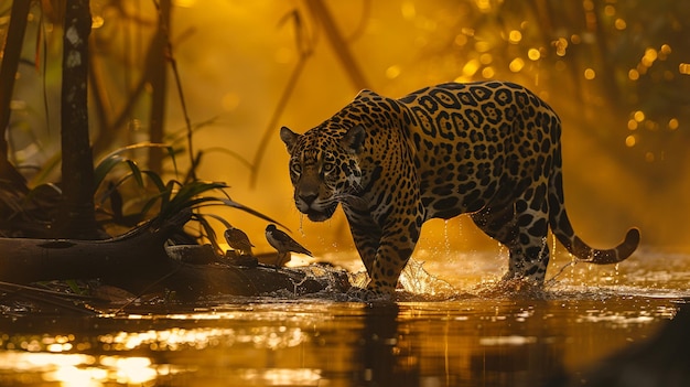 A wildlife photography concept jaguar photograph