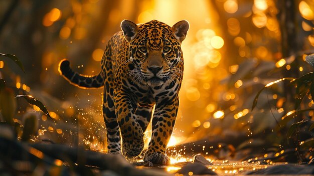 A wildlife photography concept jaguar photograph