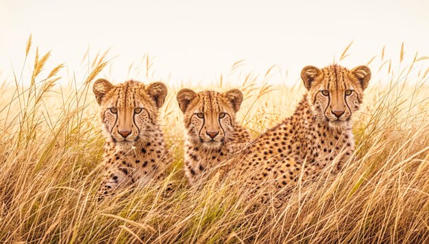 Wildlife Safari in the Savanna leopard Hunting in the Grassland