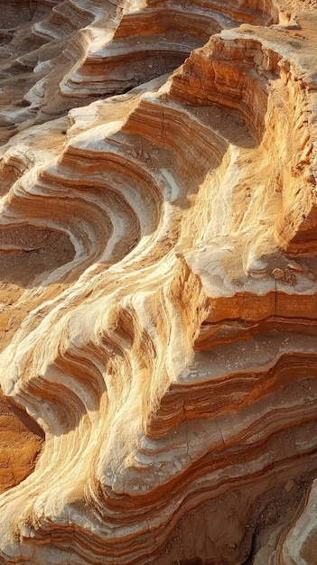 Photo wind carved sandstone formations showcase stunning natural patterns in canyonlands national park highlighting beauty of erosion and geological processes