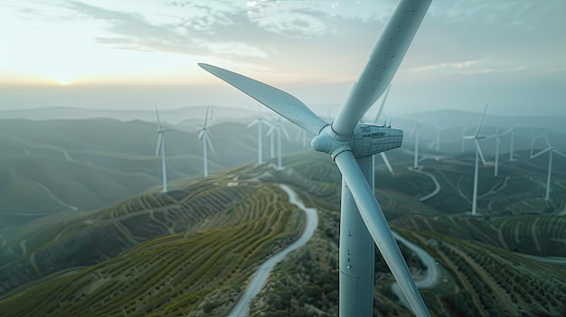 Wind energy with wind turbines and wind farms