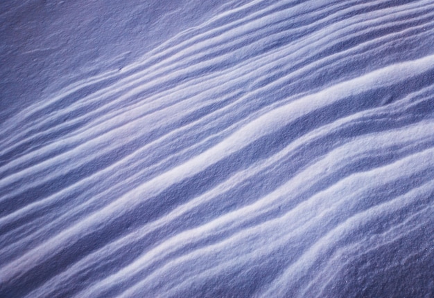 Wind shaped snow abstract texture background