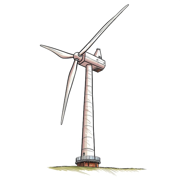 wind turbin illustration