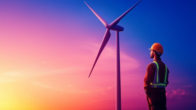 Wind turbine engineer innovating energy solutions