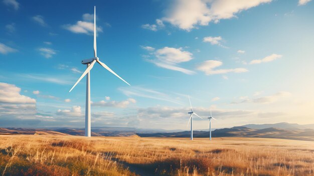 wind turbines farm